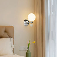 Nordic minimalist creative pumpkin wall light for children