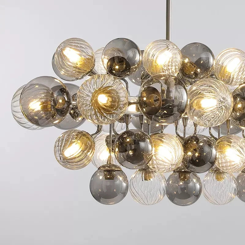 2024 Modern Originality LED Chandelier For Dining Room Living Room Bar Kitchen Magic Bean Molecular Lamp - vue 5 sur 7