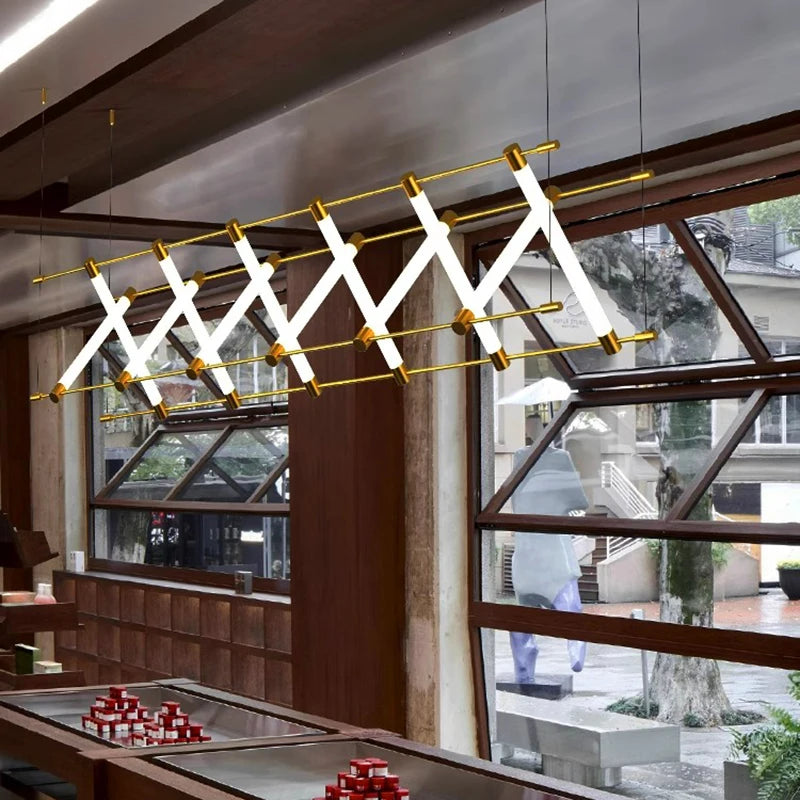 lustre de plafond modernes pour salle à manger luminaire pour éclairage intérieur de salon - vue 7 sur 12