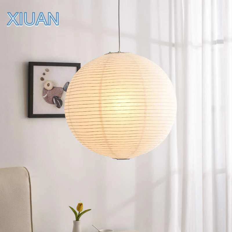 Suspension LED papier japonais sphères