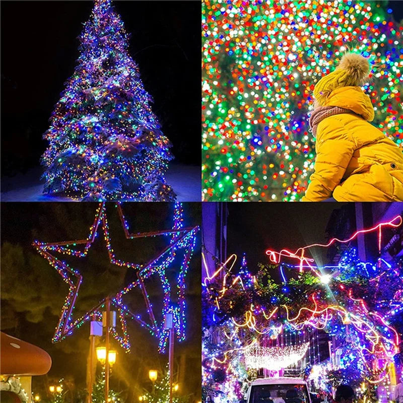guirlande lumineuse led étanche pour décorations de fête - vue 7 sur 9