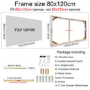 cadre mural en bois pour toiles et peintures décoratives
