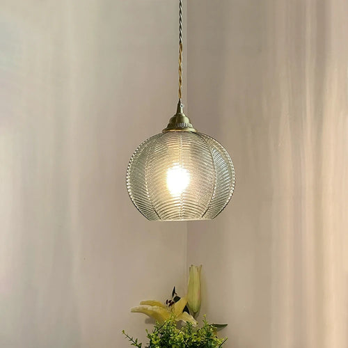 suspension en verre moderne à led pour intérieur contemporain