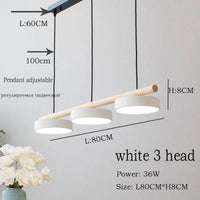 Scandinavian style LED pendant chandelier for bar, restaurant or living room ceiling - factory wholesale