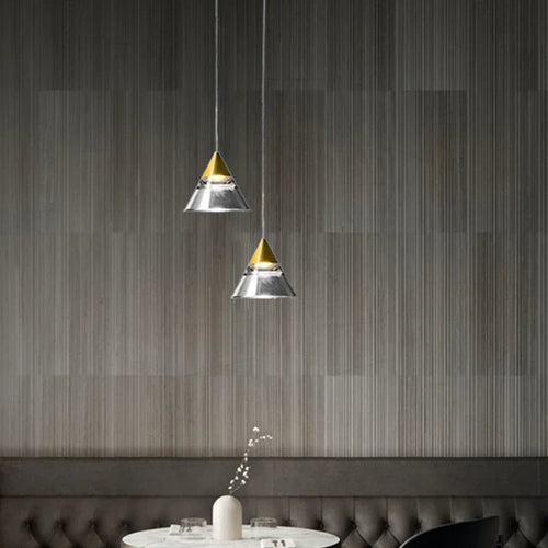 Lamp Modern Acrylic Pendant Light Fixtures Gold, Mini Pendant Lighting For Kitchen Island, Dining Room, Bedroom, Hallway, Kitch