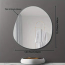 Ellipse Irregular Bathroom Acrylic Shatterproof Mirrors, Wall Mirror, Non Glass Mirror Decor for Bedroom, Living Room