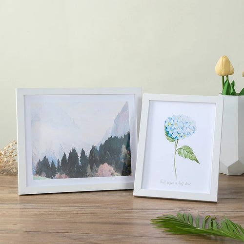 cadre photo en bois suspendu pour décoration et cadeau - vue 3 sur 18