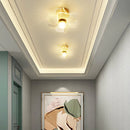 Minimalist nordic luxury chandelier with crystal pendants