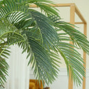 cocotier artificiel grande plante verte pour décoration intérieure