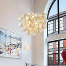 lustre moderne moonriver en verre suspendu pour décoration