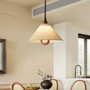 Minimalist retro hemp rope chandelier for medieval-style interiors