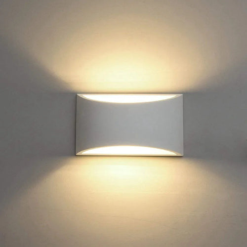 applique murale led aluminium brossé salon chambre maison - vue 2 sur 8