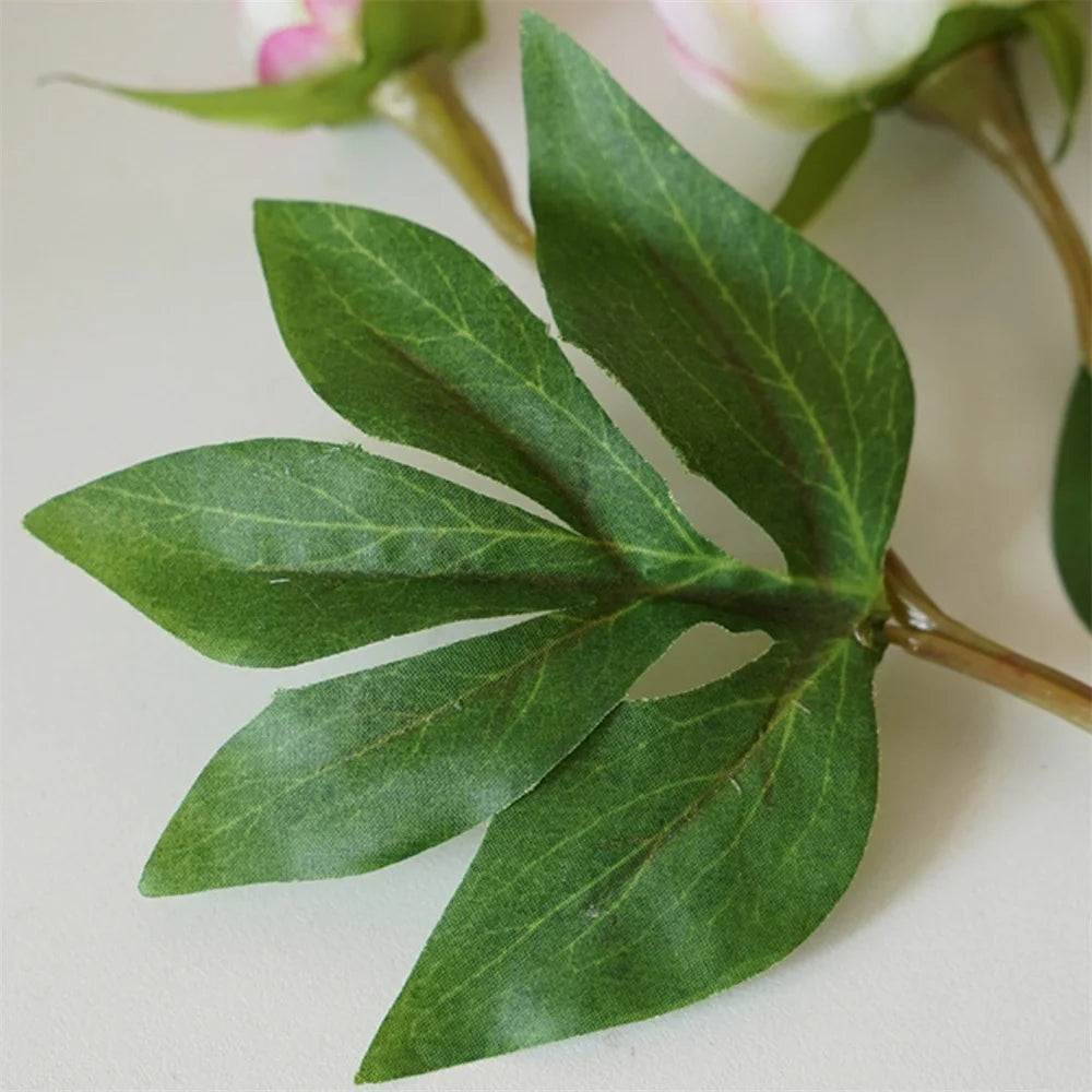 têtes de fleurs de pivoine artificielles pour décoration et bricolage - vue 5 sur 9