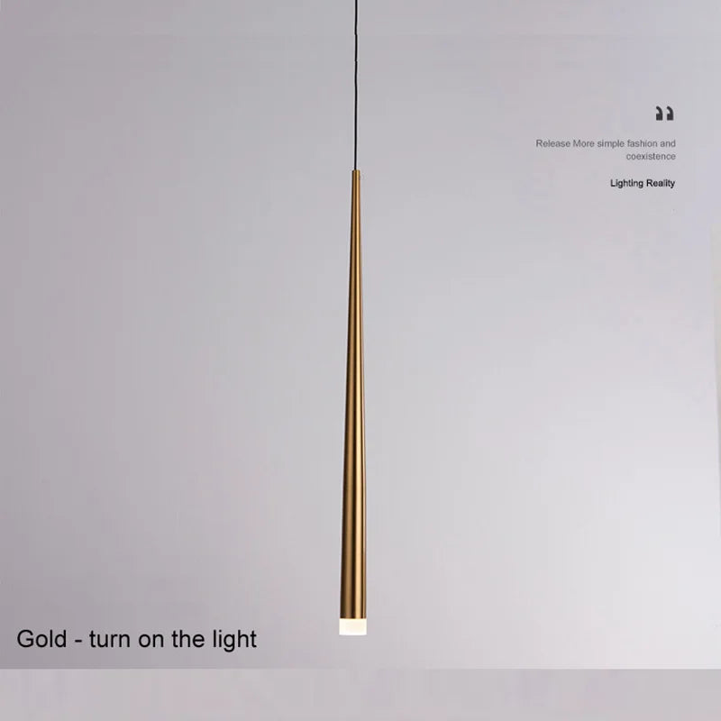 Suspension Nordique moderne LED chambre tête de lit 7W Tube lumineux famille cuisine salle à manger décoration intérieure