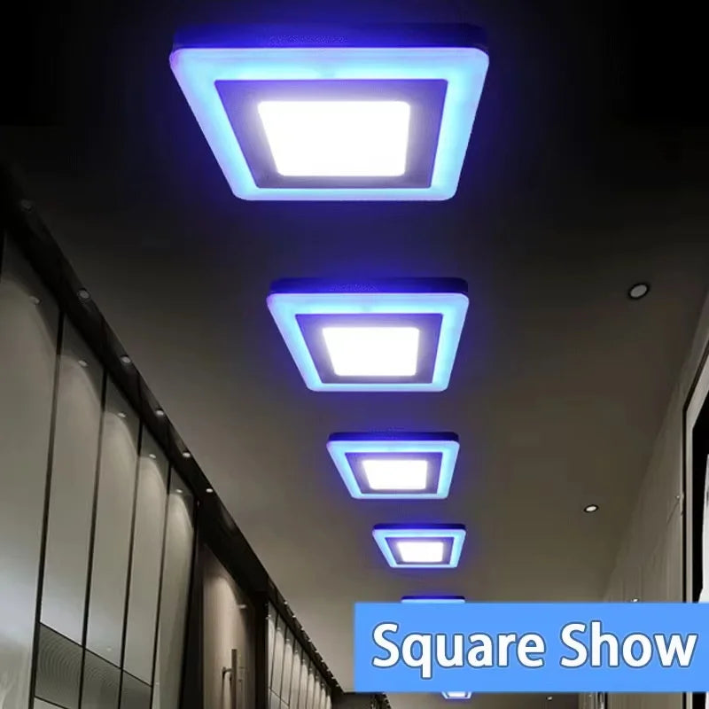 plafonnier encastré à led lumière froide design moderne pour intérieur - vue 2 sur 10