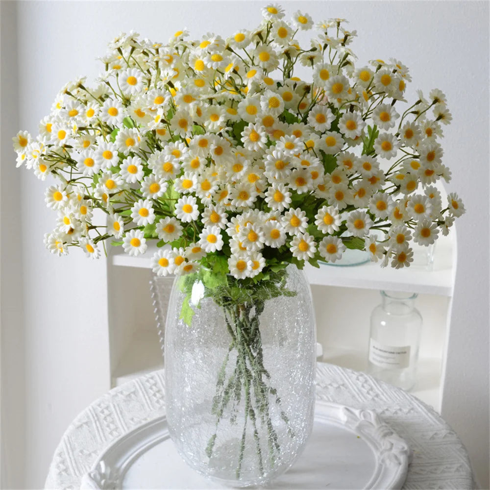 30 têtes de fleurs artificielles pour décoration et arrangements floraux - vue 5 sur 11
