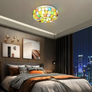artpad tiffany plafonnier led coloré bohême éclairage led