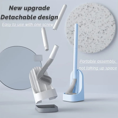 brosses de nettoyage en silicone avec support pour salle de bain - vue 5 sur 16