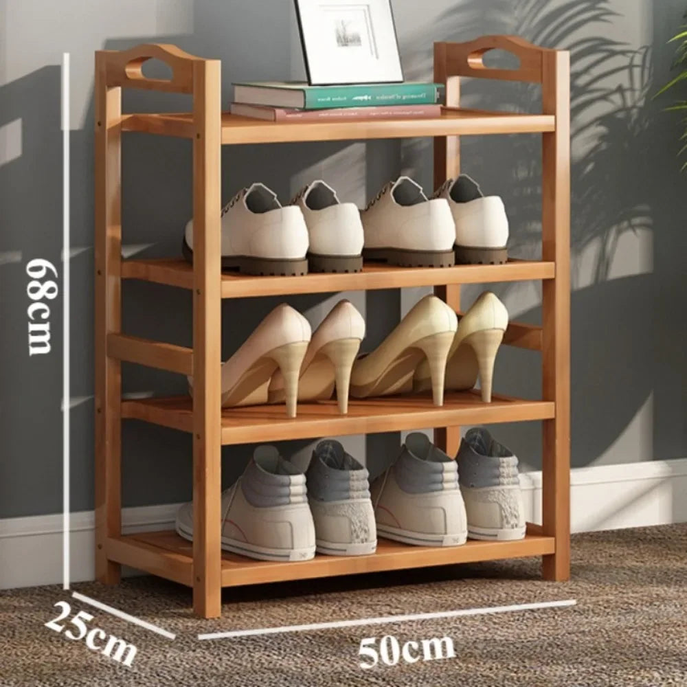 étagère à chaussures intérieure 3 4 5 étages organisateur de rangement multicouche - vue 13 sur 17
