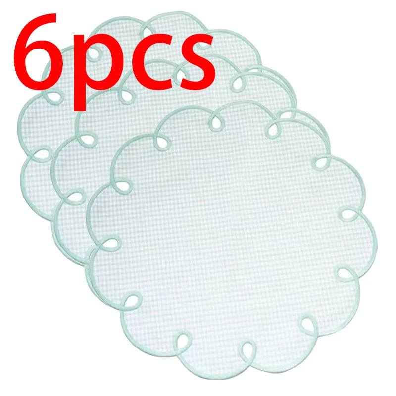 Set de table coton brodé style rétro romantique