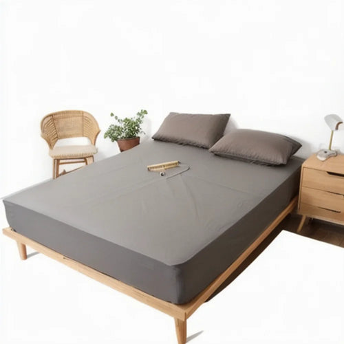 Esd Earthing Grounding Bed Fitted Sheet For King/Queen/Single Size bed, Include a Grounding Connection Plug - vue 4 sur 7