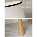 Lampadaire japonais au design Nordique en bois Wabi-sabi