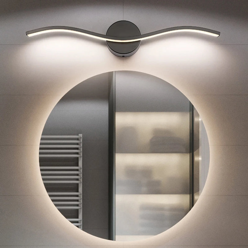 applique murale led moderne en aluminium pour éclairage intérieur