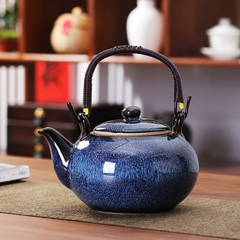service thé japonais théière porcelaine filtre 800ml