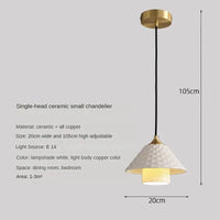 lampe de bureau en céramique cuivre avec angle réglable