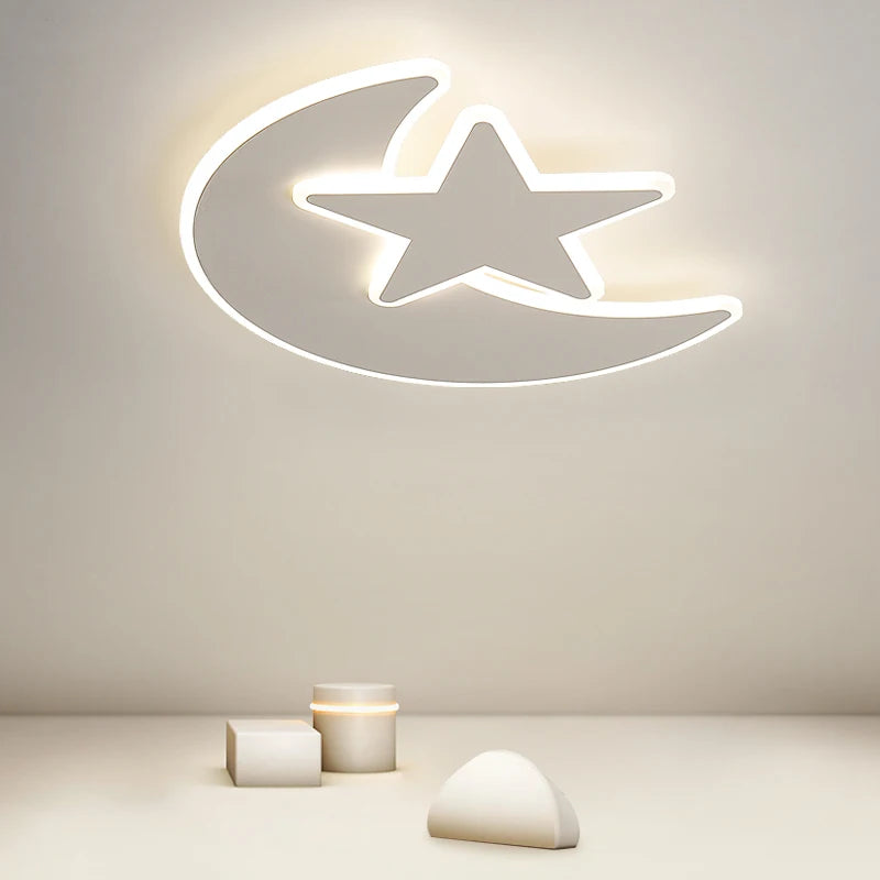 plafonnier moderne à leds avec télécommande pour éclairage intérieur - vue 3 sur 14