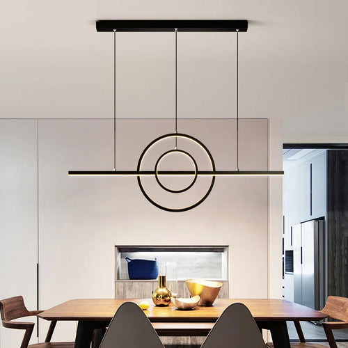lustre led nordique simple moderne pour décoration intérieure