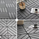 Dalle de sol clipsable 30x30 exterieur motif bois