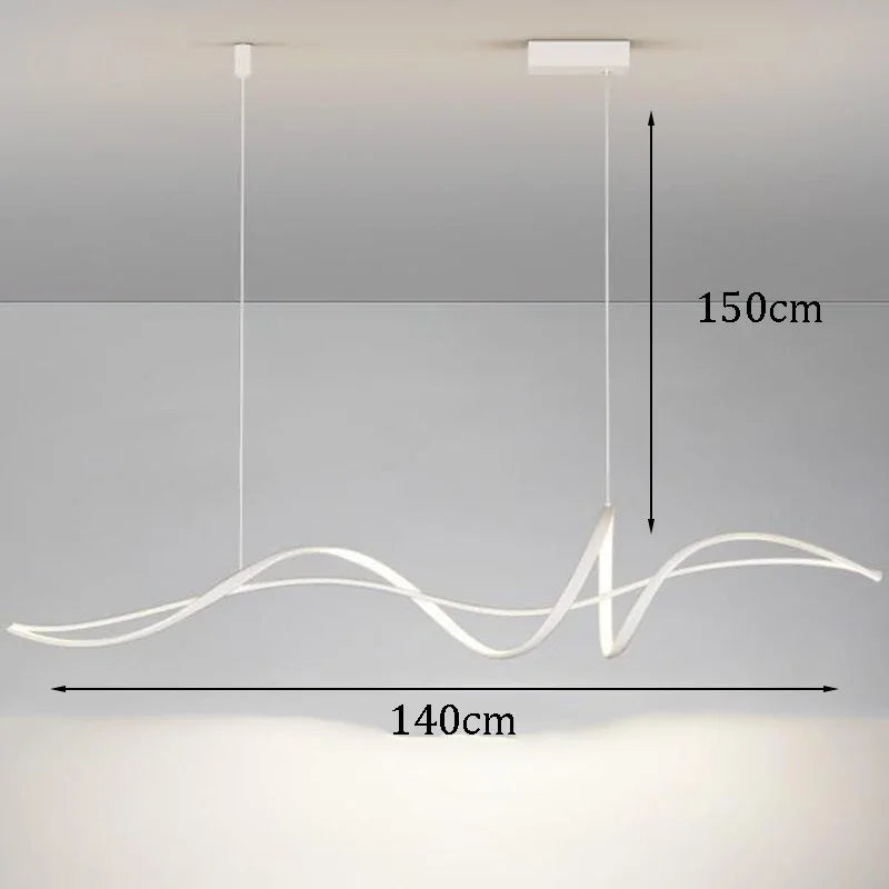 2024 Modern Home Decoration Circular LED Lights, Living Room Chandeliers, Dining Room Chandelier, Indoor Lighting - vue 10 sur 12