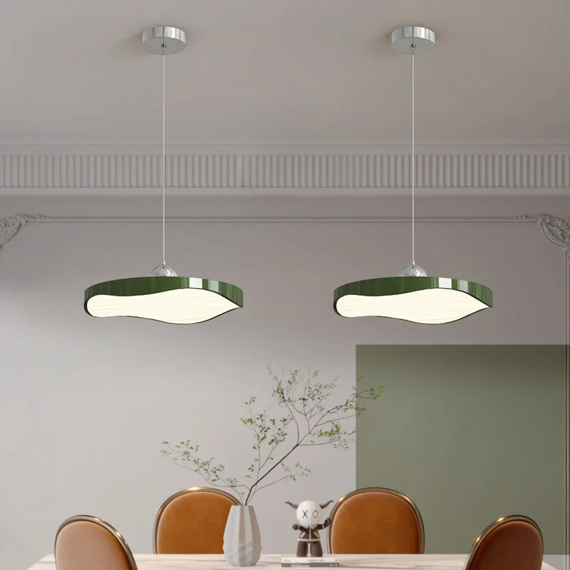 lustre rond moderne minimaliste protection des yeux - vue 5 sur 30