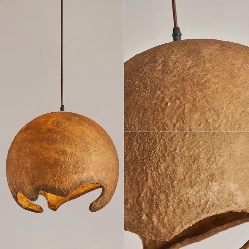 Restaurant Dining Island LED Chandelier Modern Cafe Bar Study Bedroom Light Wabi Sabi Personality Indoor Home Decor Hanging Lamp - vue 6 sur 12