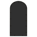 70x30 cm Black Garden Mirror for Outdoor Use, Home Decoration Wall Wall Decoration Living Room Decoration