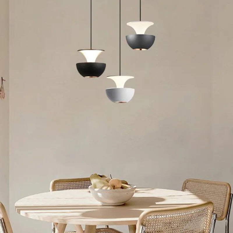 Lustre Led moderne salon chevet cuisine Foyer suspension lampe hôtel Bar Loft Restaurant décoration éclairage suspendu