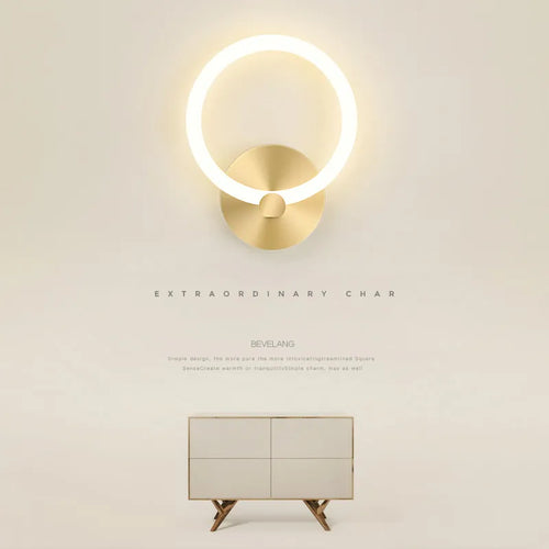 applique murale rond led nordique moderne