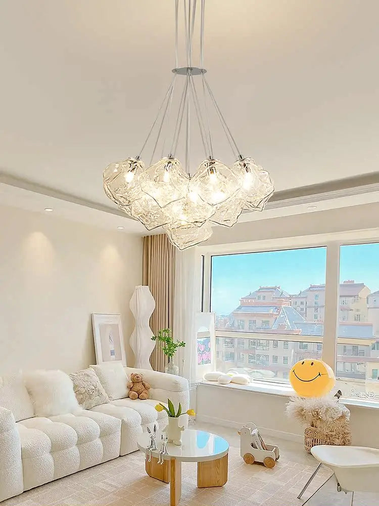 lustre moderne en forme de gâteau de glace pour décoration intérieure - vue 6 sur 9