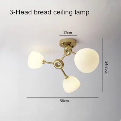 Minimalist American ceiling light for stylish interior decor - vue 6 sur 6