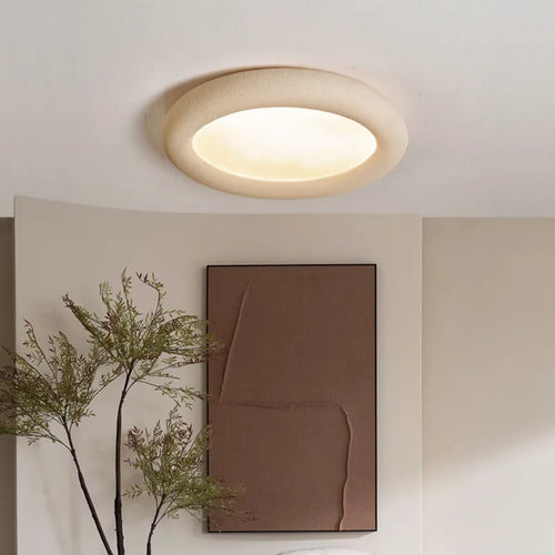 Nordic wabi sabi minimalist Japanese indoor ceiling light - vue 3 sur 13