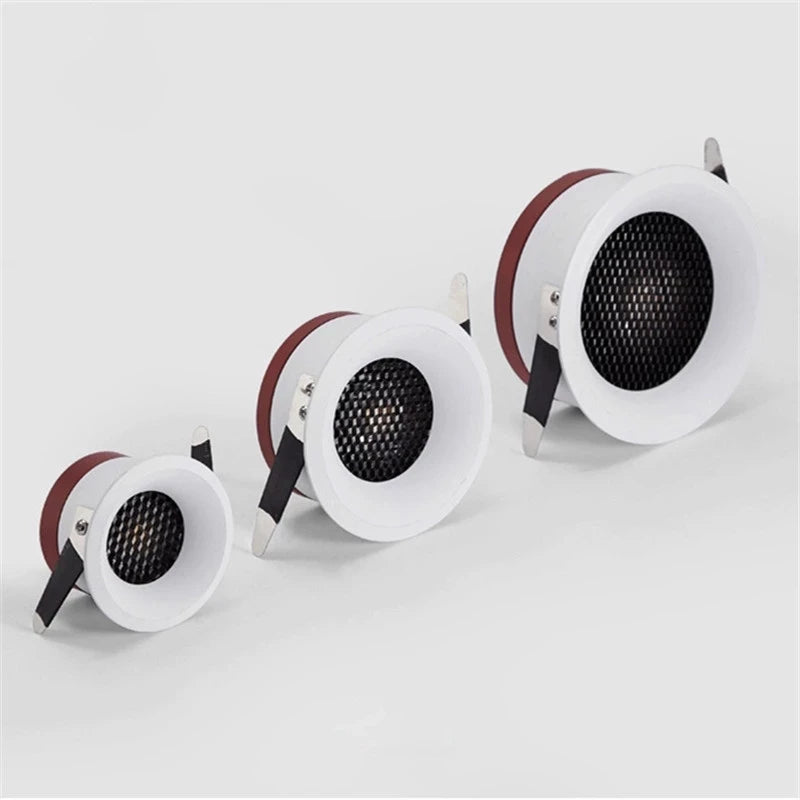 style 	 downlight ultra mince led anti-éblouissement avec lecteur led - vue 2 sur 8