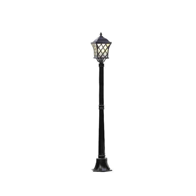1.8M European Garden Street Lamp Outdoor Waterproof Single-Head High-Pole Landscape Lamp - vue 3 sur 8