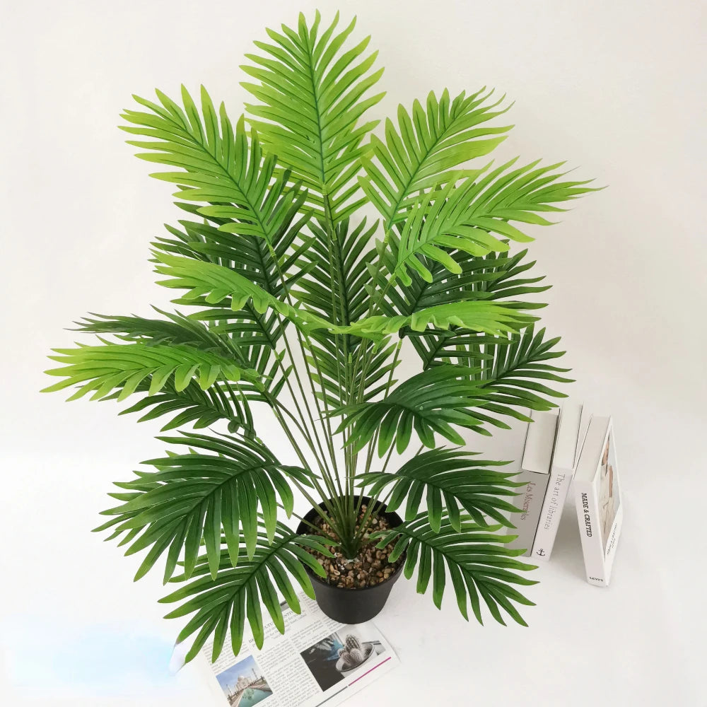 plante artificielle palmier tropical décoration jardin balcon intérieur extérieur - vue 9 sur 8