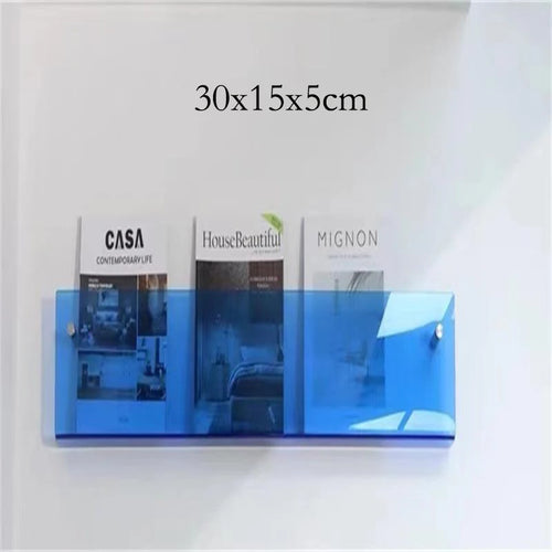 porte-brochures mural en acrylique pour magazines et littérature - vue 23 sur 40