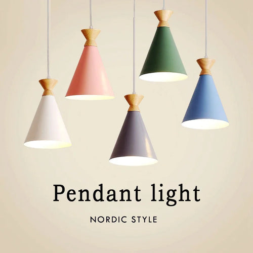 Modern minimalist horn pendant light for island lighting - vue 4 sur 12
