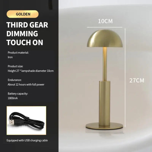 Lampe de Table Led rétro Usb - vue 10 sur 9