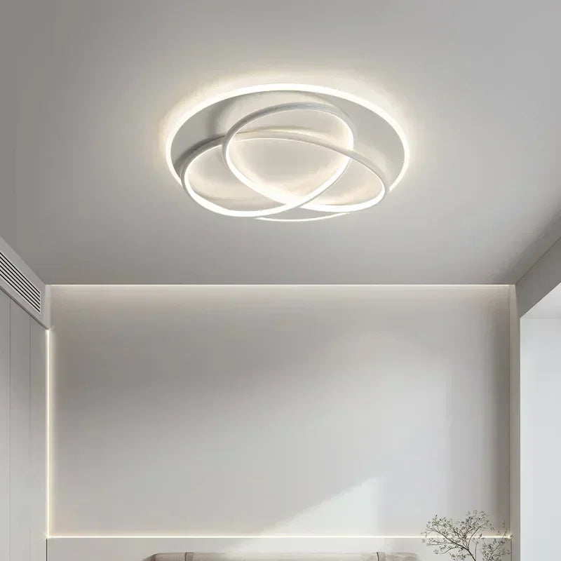 Modern minimalist LED ceiling light for decorative interiors - vue 4 sur 16