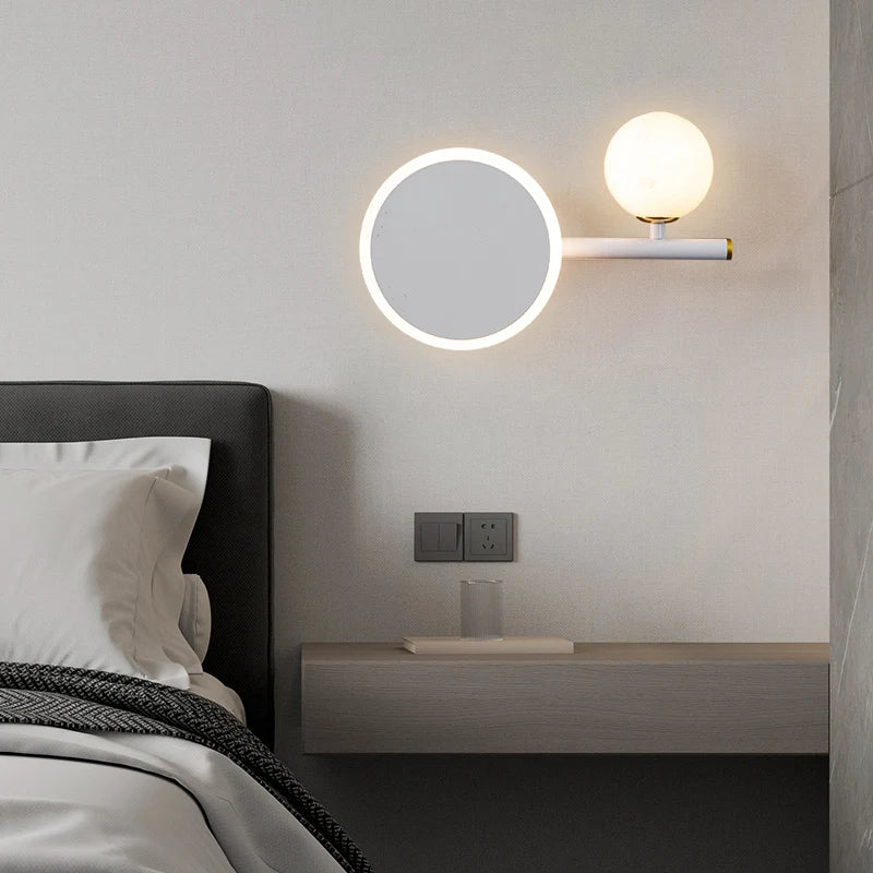 lampe de chevet murale led protection yeux pour lit mezzanine - vue 3 sur 12