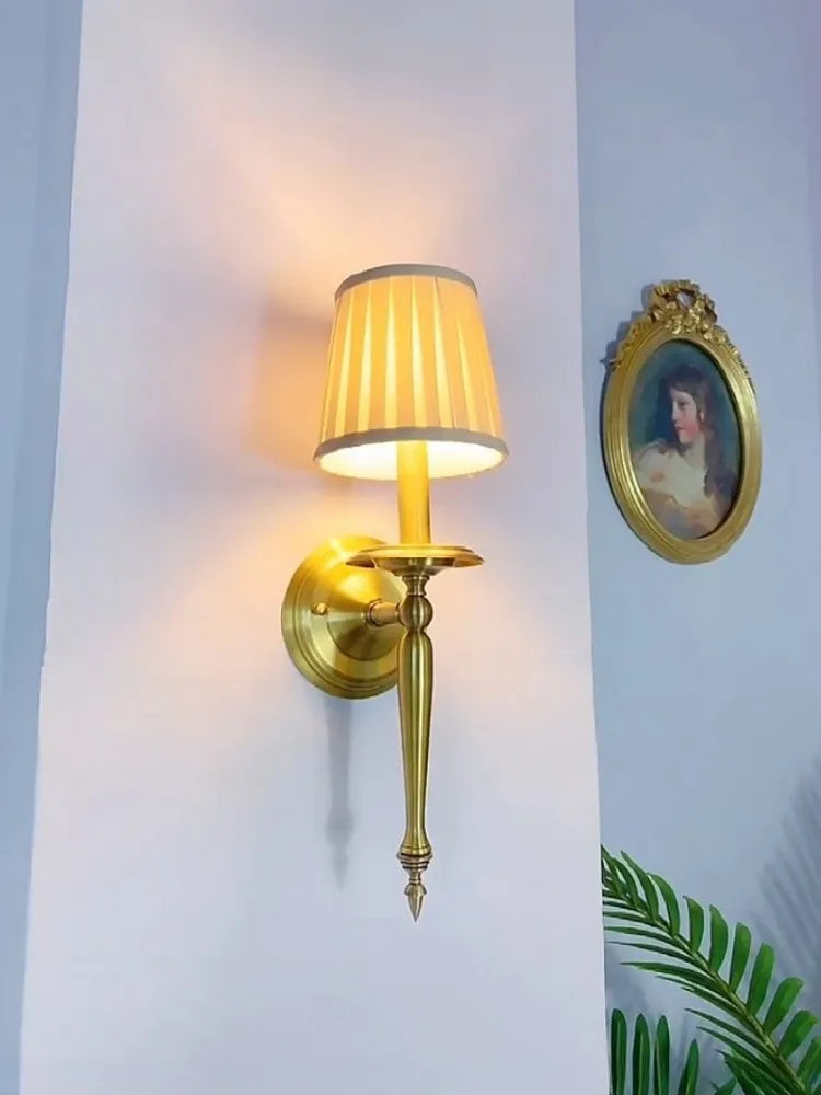 applique murale luxueuse en or pour décoration intérieure moderne - vue 3 sur 8